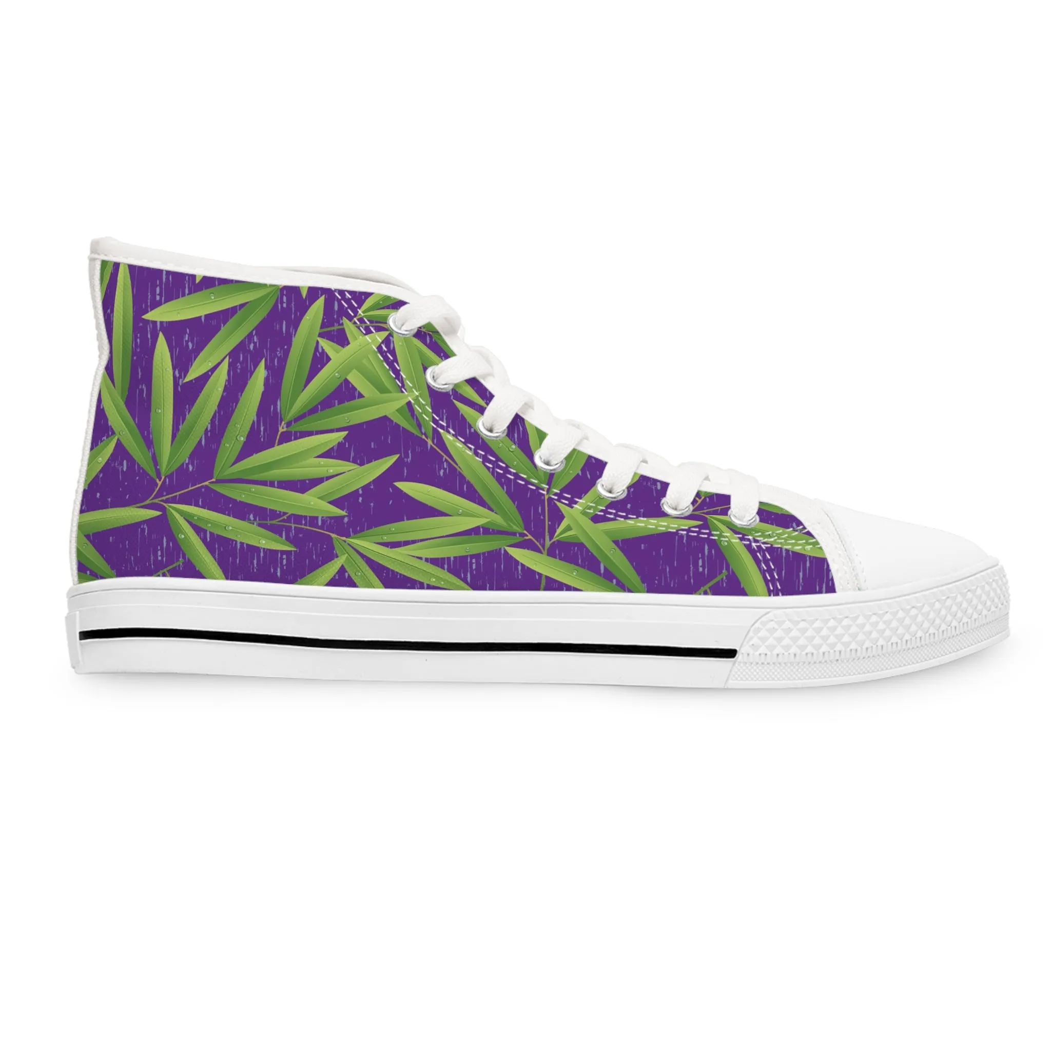 Tropical Rain Palm Women's High Top Sneakers