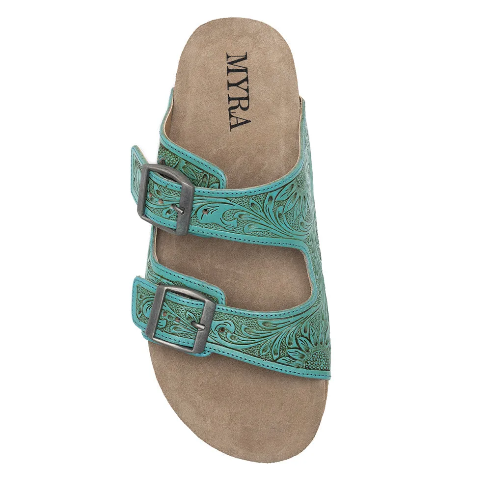 Verdent Ranges Hand-tooled Sandals