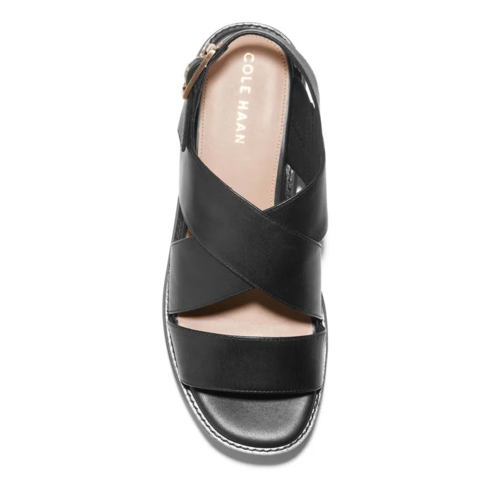 WOMEN'S COLE HAAN ØRIGINAL GRAND PLATFORM SANDALS | BLACK / BLACK